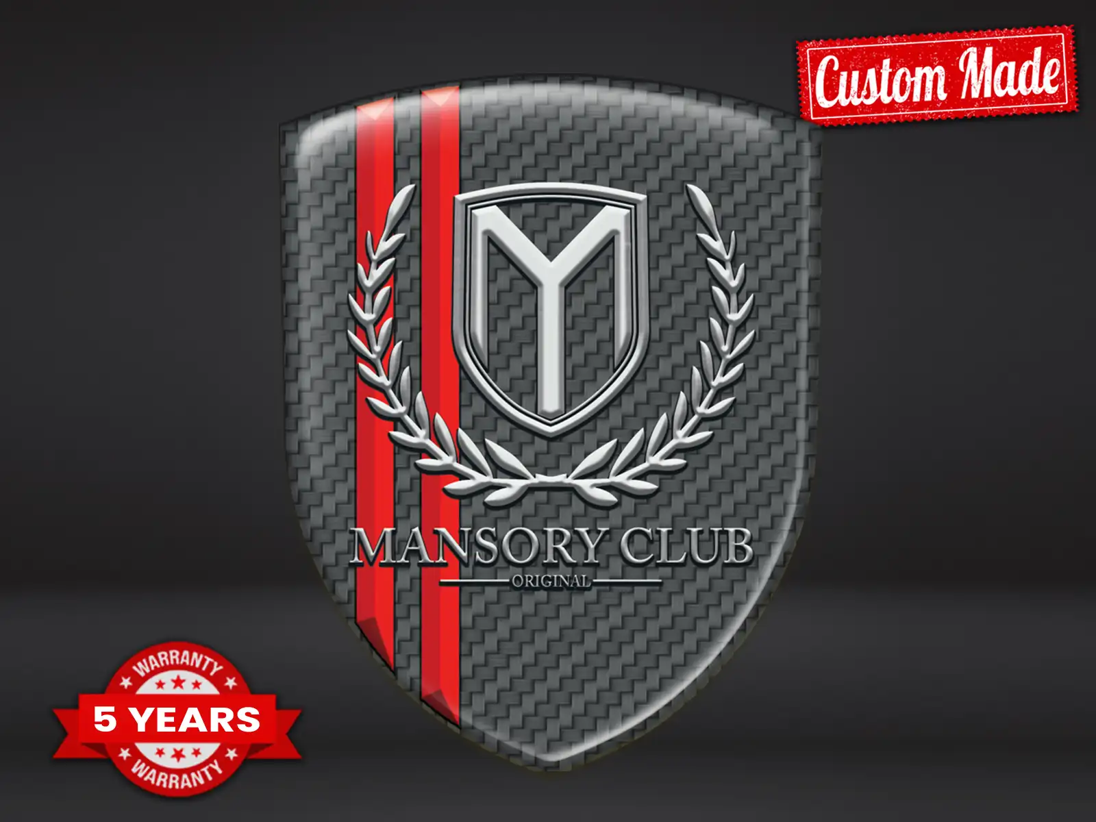Mansory Heckscheibensticker Hochwertig Drift Design